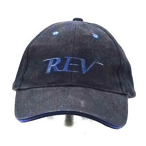 Rev Gum Hat Cap Adjustable Strapback Black Elite Bowling Sports